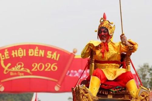 Nghi lễ rước 'Vua giả' đền Sái là Di sản Văn hóa phi vật thể quốc gia