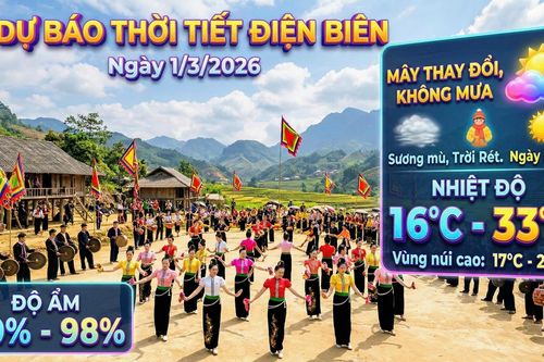 Bản tin Dự báo thời tiết ngày 1/3/2026