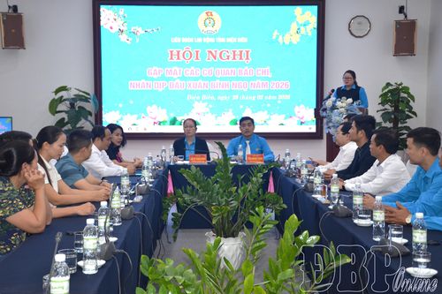 Liên đoàn Lao động tỉnh gặp mặt các cơ quan báo chí dịp đầu xuân Bính Ngọ 2026
