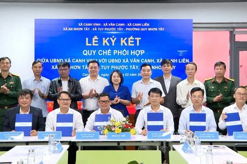 Gia Lai: Ký kết quy chế phối hợp giữa UBND các xã, phường và Becamex Bình Định