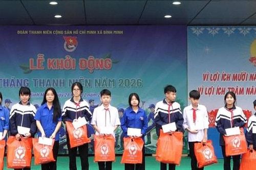 Bình Minh phát động Tháng thanh niên, trao tặng nhiều công trình ý nghĩa