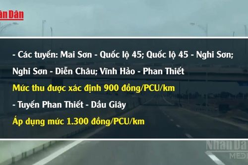Từ 0 giờ ngày 2/3, thu phí 5 tuyến cao tốc Bắc - Nam đầu tư công