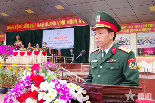 Tuổi trẻ Lữ đoàn 87 triển khai Tháng Thanh niên và phát động phong trào '3 Tiên phong quyết thắng'