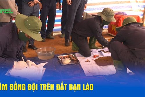 Đi tìm đồng đội trên đất bạn Lào
