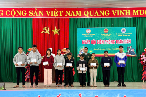 'Ngày hội Biên phòng toàn dân' tại xã Quảng Trực