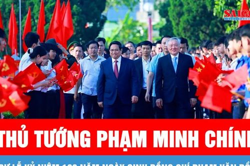 Thủ tướng Phạm Minh Chính dự Lễ kỷ niệm 120 năm Ngày sinh đồng chí Phạm Văn Đồng