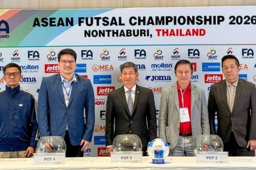 Futsal Việt Nam chung bảng chủ nhà Thái Lan, Myanmar và Timor-Leste tại Giải vô địch Đông Nam Á 2026