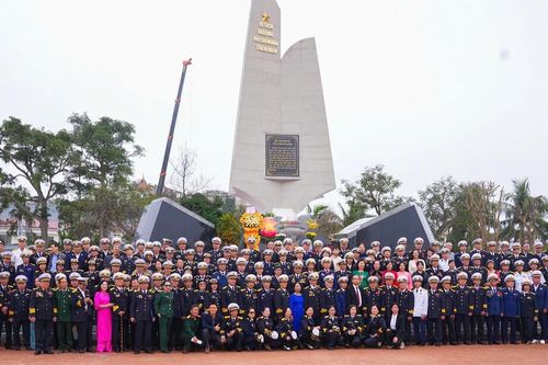 Ngày 1/3, Biển khắc tên những người lính Đoàn tàu không số