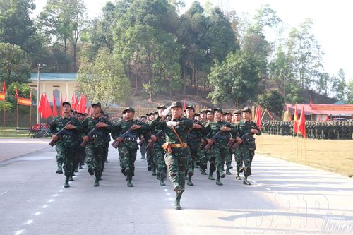 Trung đoàn 82 tổng duyệt Lễ ra quân huấn luyện năm 2026
