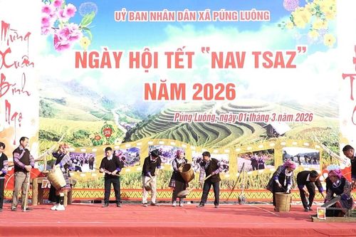 Sôi nổi Tết Nav Tsaz năm 2026 ở xã Púng Luông
