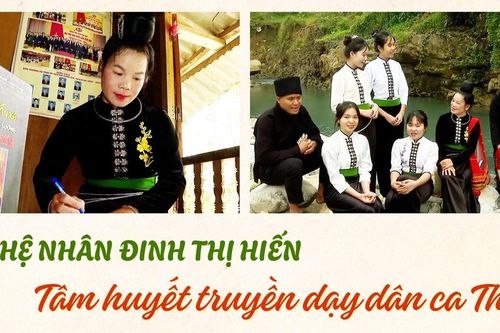 Nghệ nhân Đinh Thị Hiến: Tâm huyết truyền dạy dân ca Thái