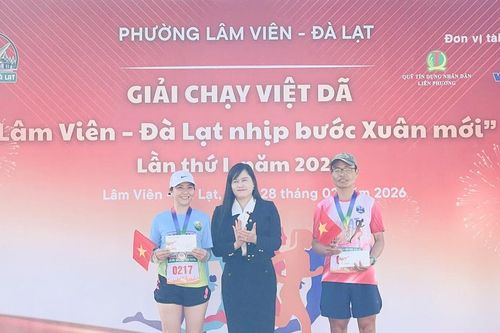 Giải chạy việt dã 'Lâm Viên – Đà Lạt nhịp bước Xuân mới' lần thứ I