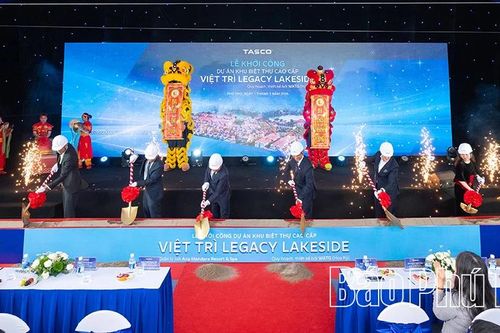 Tasco khởi công khu biệt thự cao cấp Việt Trì Legacy Lakeside