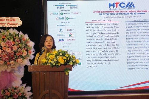 Hội Tư vấn và Đại lý thuế TP. Hồ Chí Minh là cầu nối giữa cơ quan thuế và người nộp thuế