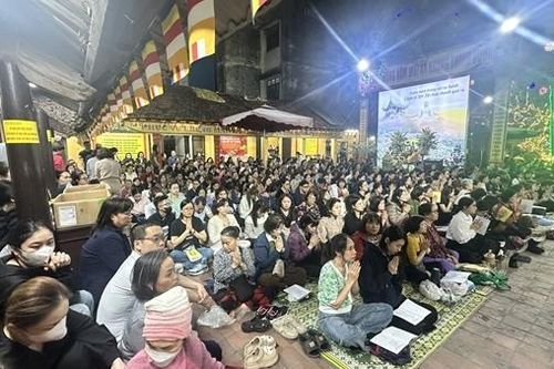 Đảm bảo ANTT để người dân dự lễ cầu an tại chùa Phúc Khánh