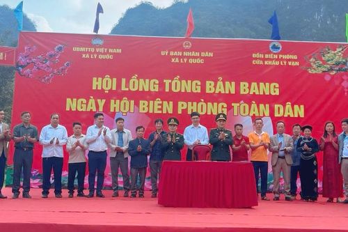 Xã Lý Quốc tổ chức Ngày hội Biên phòng toàn dân năm 2026