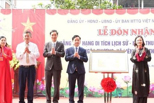 Xã Liên Minh đón nhận Bằng xếp hạng di tích lịch sử - nghệ thuật đình Cổ Ngõa Thượng