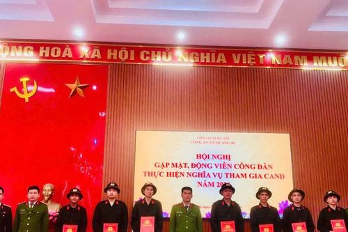 Gặp mặt, động viên và giao nhiệm vụ cho công dân nhập ngũ năm 2026