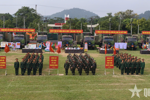 Lữ đoàn 87, Cục Tác chiến điện tử sôi nổi ra quân huấn luyện năm 2026