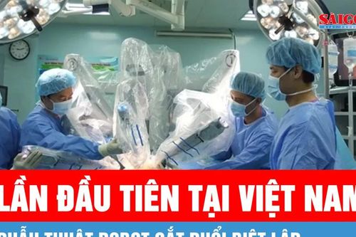 Lần đầu triển khai phẫu thuật robot cắt phổi biệt lập tại Việt Nam