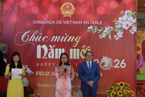 Đón Tết cổ truyền Bính Ngọ tại Đại sứ quán Việt Nam ở Chile, hướng tới kỷ niệm 55 năm quan hệ ngoại giao