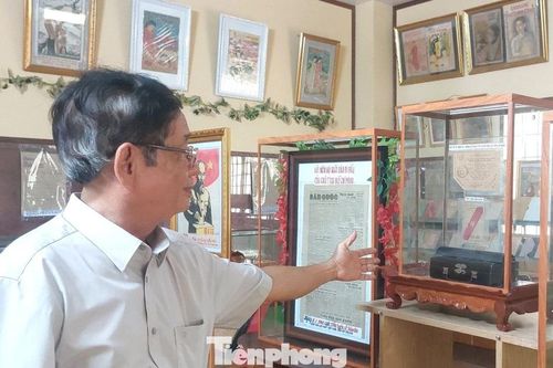 Cựu chiến binh lưu giữ kỷ vật về kỳ bầu cử Quốc hội đầu tiên của Việt Nam