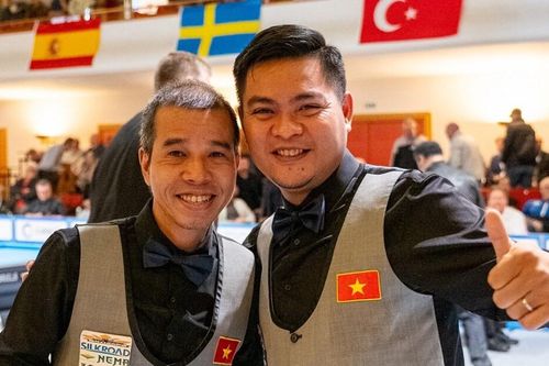 Trần Quyết Chiến và Thanh Tự vô địch Billiards carom 3 băng thế giới