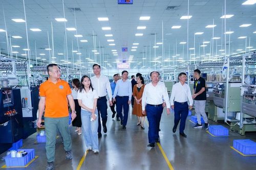Phó Chủ tịch Thường trực UBND tỉnh thăm và kiểm tra tình hình sản xuất tại các khu công nghiệp