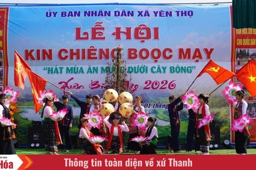 Rộn ràng Lễ hội Kin Chiêng Boọc Mạy xuân Bính Ngọ 2026