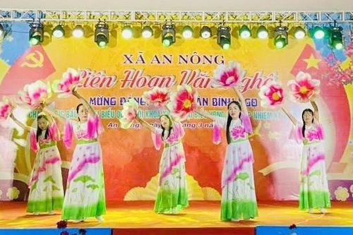 Xã An Nông: Liên hoan văn nghệ 'Mừng Đảng - Mừng Xuân', chào mừng ngày bầu cử Quốc hội và HĐND các cấp