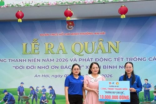Sôi nổi ra quân Tháng Thanh niên năm 2026