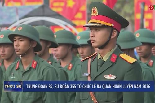 Trung đoàn 82, Sư đoàn 355 tổ chức lễ ra quân huấn luyện năm 2026