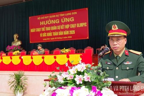 Bộ Chỉ huy Quân sự tỉnh tổ chức 'Ngày chạy thể thao quân sự' kết hợp 'Ngày chạy Olympic'
