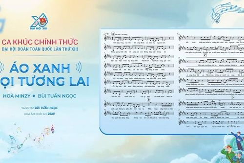 'Áo xanh gọi tương lai' - Ca khúc chính thức của Đại hội Đoàn toàn quốc lần thứ XIII