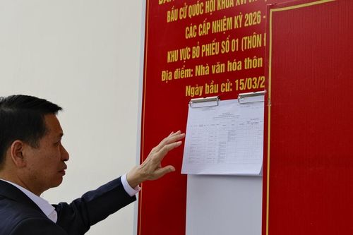 Giám sát công tác chuẩn bị bầu cử tại xã Krông Nô
