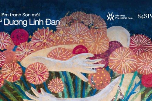 Triển lãm tranh sơn mài 'Chạm vào thinh không'