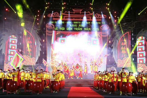 Trang trọng khai mạc lễ hội đền Trần năm 2026 ở Hưng Yên