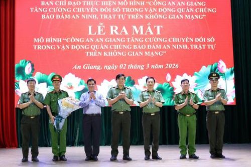 Mô hình chuyển đổi số trong vận động quần chúng bảo đảm ANTT