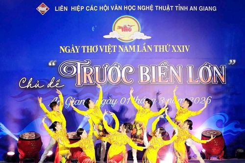 An Giang tổ chức ngày thơ Việt Nam và trao giải cuộc thi thơ, ca khúc
