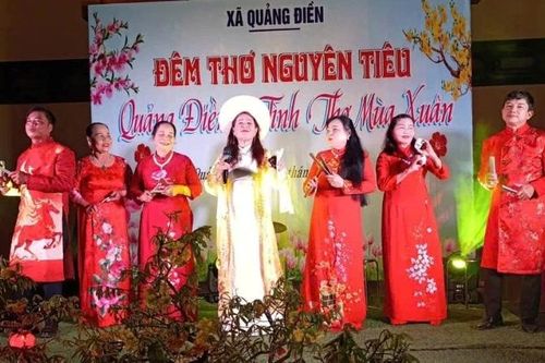 Đêm thơ Nguyên tiêu trên quê hương nhà thơ cách mạng Tố Hữu