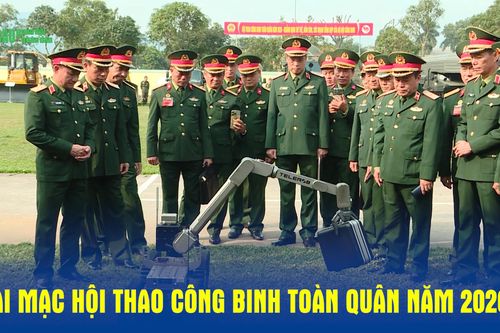 Khai mạc Hội thao Công binh toàn quân năm 2026