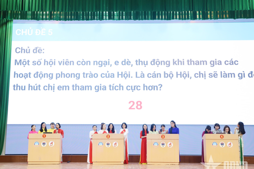 Giao lưu 'Phụ nữ Quân đội vươn mình trong kỷ nguyên mới'
