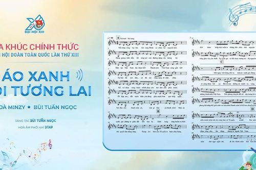 Ca sĩ Hòa Minzy thể hiện ca khúc chính thức của Đại hội Đoàn toàn quốc lần thứ XIII