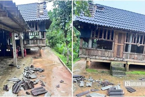 30 phút bị lốc xoáy càn quét, 116 nhà dân ở Quảng Ngãi hư hỏng