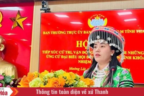 Cô giáo người Mông ứng cử đại biểu HĐND tỉnh Thanh Hóa