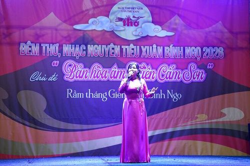Đêm thơ - nhạc Nguyên tiêu 'Bản hòa âm Thiên Cấm Sơn'