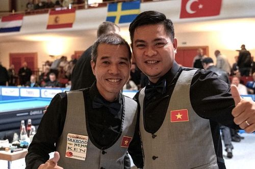 Việt Nam vô địch Giải Billiards Carom 3 băng đồng đội thế giới