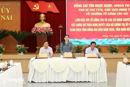 Xây dựng nghị quyết phát triển tỉnh Đồng Nai với tầm nhìn dài hạn