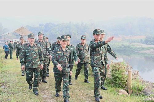 Quân khu 2 kiểm tra chuẩn bị diễn tập phòng thủ dân sự tại Lào Cai