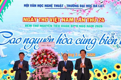 Lâm Đồng tổ chức đêm thơ Nguyên Tiêu 'Cao nguyên hòa cùng biển lớn'